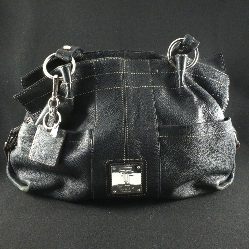 Tignanello Black Leather Purse